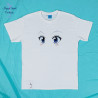 T-shirt manga unisexe broderie Killua, HunterxHunter, coton