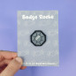 Pin's brodé - BADGE ROCHE 🏔️ Pin's brodé - BADGE ROCHE 🏔️