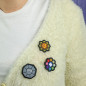 Pin's brodé - BADGE PRISME 🌷 Pin's brodé - BADGE PRISME 🌷