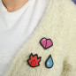 Pin's brodé - BADGE AME ☠️ Pin's brodé - BADGE AME ☠️