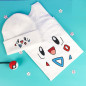 T-shirt brodé oversize - MINI COQUILLE - unisexe à manches courtes 🐣🤍 T-shirt brodé oversize - MINI COQUILLE - unisexe à manches courtes 🐣🤍