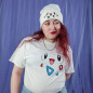 T-shirt brodé oversize - MINI COQUILLE - unisexe à manches courtes 🐣🤍 T-shirt brodé oversize - MINI COQUILLE - unisexe à manches courtes 🐣🤍
