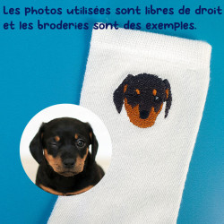 Chaussettes Personnalisées avec Broderie Unique – Pour des Pieds Pleins de Style ! 🧦🌟