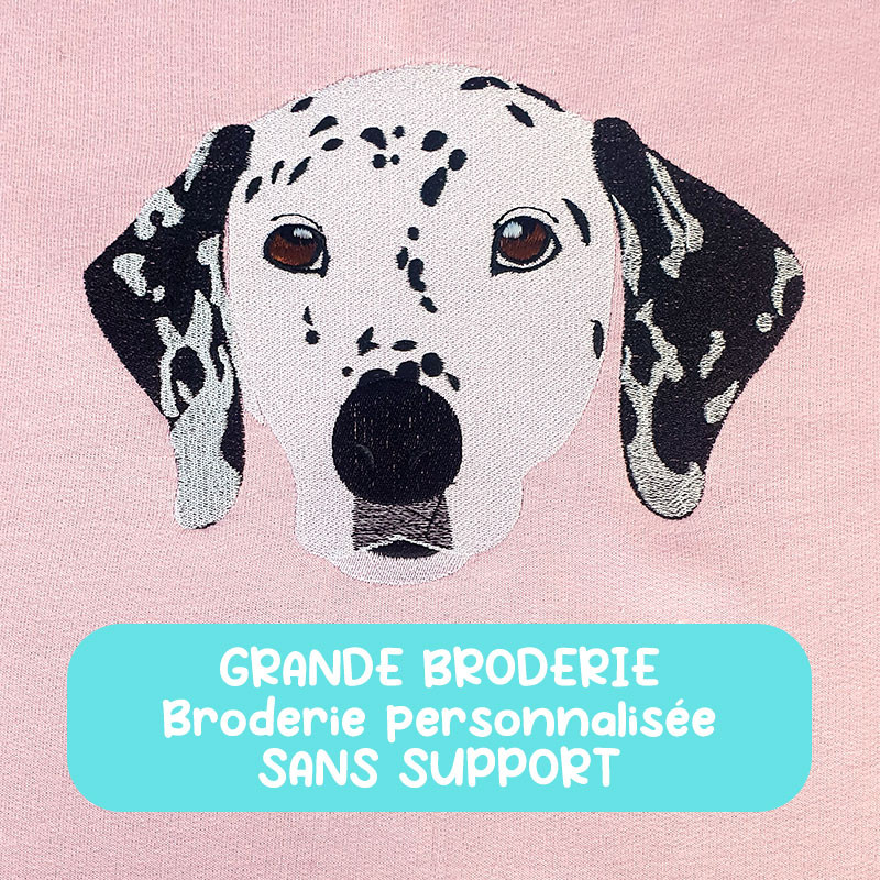 Broderie Personnalisée Sans Support – Format Grande Taille pour un Impact Visuel Unique 🌈🧵