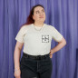 T-shirt Oversize avec Broderie Personnalisée Côté Cœur 💖👕 T-shirt Oversize avec Broderie Personnalisée Côté Cœur 💖👕