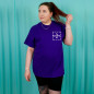 T-shirt Oversize avec Broderie Personnalisée Côté Cœur 💖👕 T-shirt Oversize avec Broderie Personnalisée Côté Cœur 💖👕