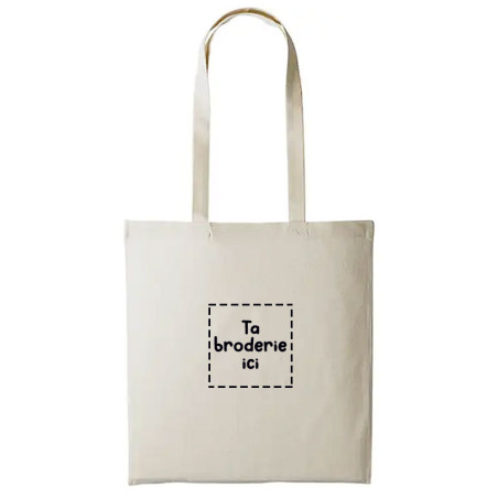 Tote Bag Personnalisé Brodé – Un Accessoire Uniquement pour Toi ! 🌟👜