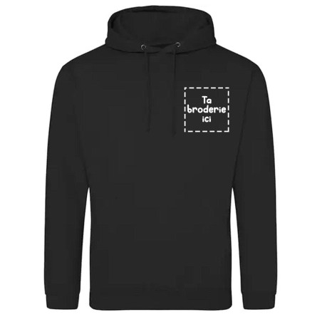 Sweatshirt à Capuche avec Broderie Personnalisée Côté Cœur 💖👕