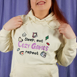 Hoodie brodé - COZY GAMES -...