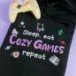 Hoodie brodé - COZY GAMES - Broderie pailletée 🎮✨ Hoodie brodé - COZY GAMES - Broderie pailletée 🎮✨