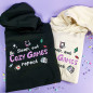 Hoodie brodé - COZY GAMES - Broderie pailletée 🎮✨ Hoodie brodé - COZY GAMES - Broderie pailletée 🎮✨