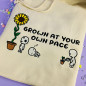 Hoodie brodé - GROWN - Broderie phosphorescente 🌱✨ Hoodie brodé - GROWN - Broderie phosphorescente 🌱✨