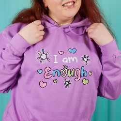 Hoodie brodé - I AM ENOUGH...