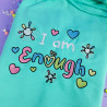 Hoodie brodé - I AM ENOUGH - Broderie pailletée 🎆✨