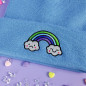 Bonnet à revers brodé - ARC EN CIEL - Broderie pailletée 🌈✨ Bonnet à revers brodé - ARC EN CIEL - Broderie pailletée 🌈✨