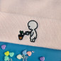 Bonnet à revers brodé - KODAMA JARDINIER - Broderie phosphorescente 🌱✨ Bonnet à revers brodé - KODAMA JARDINIER - Broderie phosphorescente 🌱✨