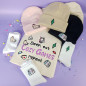 Bonnet à revers brodé - MANETTE - Broderie pailletée 🎮✨ Bonnet à revers brodé - MANETTE - Broderie pailletée 🎮✨