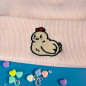 Bonnet à revers brodé - POULE - Broderie pailletée 🐔✨ Bonnet à revers brodé - POULE - Broderie pailletée 🐔✨