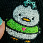 Patch brodé thermocollant - WAFFLE & PEPPER - Broderie pailletée 🦆🐸✨ Patch brodé thermocollant - WAFFLE & PEPPER - Broderie pailletée 🦆🐸✨