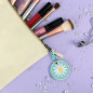 Porte-clés brodé - DAISY PASTEL MINT 🌼🧊 Porte-clés brodé - DAISY PASTEL MINT 🌼🧊