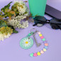 Porte-clés brodé - DAISY PASTEL MINT 🌼🧊 Porte-clés brodé - DAISY PASTEL MINT 🌼🧊