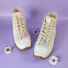 Mini pin's fleurs pastel bijoux chaussures