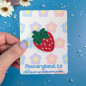 Pin's brodé - FRAISE 🍓 Pin's brodé - FRAISE 🍓