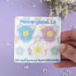 Trio mini pin's brodés - MINI FLEURS 🌼💜💙🤍 Trio mini pin's brodés - MINI FLEURS 🌼💜💙🤍
