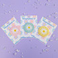 Trio patchs brodés thermocollants - DAISY PASTEL - A prix réduit 🌼💛🧊💗