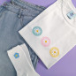 T-shirt brodé oversize - DAISY PASTEL - unisexe à manches courtes 🌼💛🧊💗 T-shirt brodé oversize - DAISY PASTEL - unisexe à manches courtes 🌼💛🧊💗