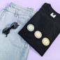 T-shirt brodé oversize - DAISY PASTEL - unisexe à manches courtes 🌼💛🧊💗 T-shirt brodé oversize - DAISY PASTEL - unisexe à manches courtes 🌼💛🧊💗