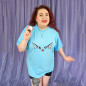 T-shirt brodé oversize - AQUA - unisexe à manches courtes 🌊🐾 T-shirt brodé oversize - AQUA - unisexe à manches courtes 🌊🐾