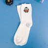 Chaussettes canard citrouille Halloween broderie mignonne