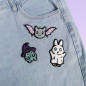 Patch brodé thermocollant - PEPPER SORCIERE - Broderie pailletée 🧙‍♀️