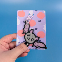 Porte-clé mignon chauve-souris kawaii Halloween