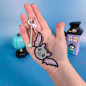 Lot de 5 porte-clés brodés - SPOOKY CUTE - A prix réduit 🎃🧙‍♀️🦇