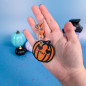 Lot de 5 porte-clés brodés - SPOOKY CUTE - A prix réduit 🎃🧙‍♀️🦇