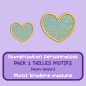 Pack motifs broderie machine personnalisés – 2 tailles au choix (4cm à 20cm) 🎨✨