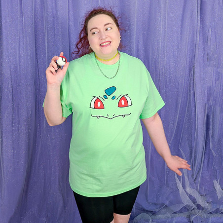 T-shirt brodé oversize - MINI POUSSE - unisexe à manches courtes 🌱✨