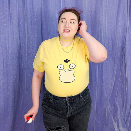 T-shirt brodé oversize - PSYCHOCANARD - unisexe à manches courtes 🦆💛