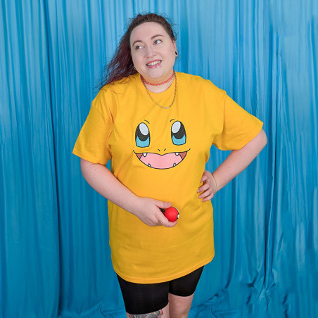 T-shirt brodé oversize - PETITE FLAMME - unisexe à manches courtes 🔥🧡