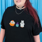 T-shirt brodé oversize - TRIO HALLOWEEN - Broderie pailletée 🎃🧙‍♀️👻