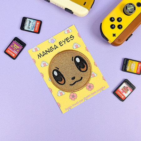 Patch brodé thermocollant - CHIBI FOXY 🦊🤎