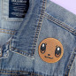 Patch brodé thermocollant - CHIBI FOXY 🦊🤎 Patch brodé thermocollant - CHIBI FOXY 🦊🤎