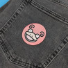 Patch Pokemon Ramoloss yeux rose thermocollant