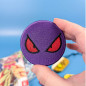 Patch brodé thermocollant - ECTO 👁️💜 Patch brodé thermocollant - ECTO 👁️💜