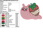 Motif de broderie machine à télécharger – Escargot Saint-Valentin 🐌🍓💖 Motif de broderie machine à télécharger – Escargot Saint-Valentin 🐌🍓💖