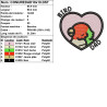 Téléchargez broderie Bird Dad conure parfait pour accessoires personnalisés