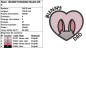 Motif de broderie machine à télécharger - Bunny Dad - Lapin Uni 🐰💙 Motif de broderie machine à télécharger - Bunny Dad - Lapin Uni 🐰💙