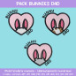Pack de motifs broderie à télécharger - Bunnies Dad - Pack 3 motifs à prix réduit 🐰💙 Pack de motifs broderie à télécharger - Bunnies Dad - Pack 3 motifs à prix réduit 🐰💙